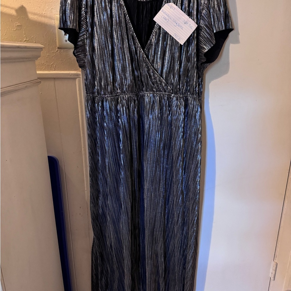 Chic Metallic Women's Dress